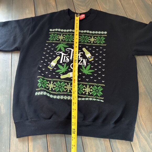 Nelk Boys Happy Dad Sweatshirt Full Send TIS THE SZN Christmas Mens Medium (X8) - Picture 5 of 5